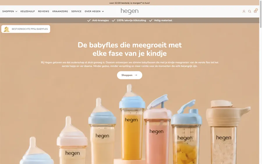De website van Hegen